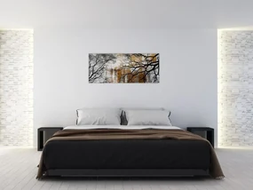 Obraz - Siluety stromov (120x50 cm)