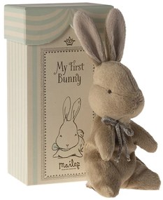 Maileg Plyšový zajačik My First Bunny – Brown