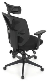 Autronic BONTEC Kancelárska stolička, asynchrónny mechanizmus, čierna, KA-Q8250 BK Farba: Čierna