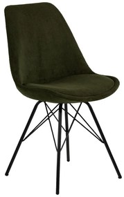 Tmavozelená jedálenská stolička Eris - Actona