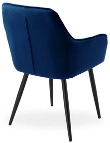 Jedálenská stolička NEVADA zamatová, granátová