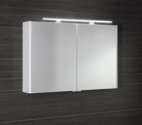 Sapho Sapho, LUCIE galérka s LED osvetlením, 126x70x17cm, biela, LU125-0030