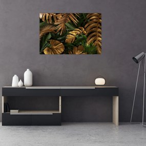 Obraz - Zlaté listy (90x60 cm)