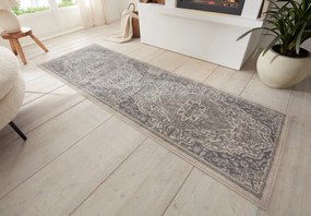 Behúň Terrain 105605 Orken Cream Grey, 80x200, béžová, obývacia izba, Hanse Home
