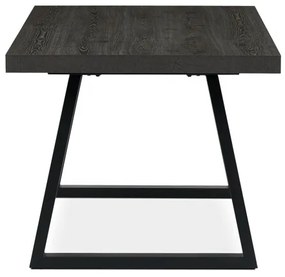 Autronic BONTEC Jedálenský stôl rozkladací 160-240x90 cm, lamino, šedý dub, HT-R5624 GREY Farba: Šedá