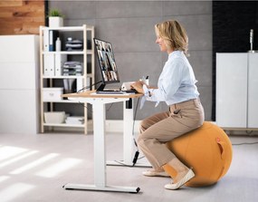 Ergonomická lopta na sedenie ORBIX, horčicová