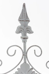 Mriežka na ruže Burg - 122 x 35 cm - Biela antik