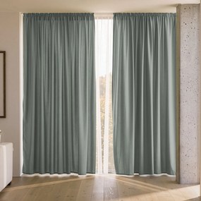 Goldea dekoračný záves marbella - šalviovo zelený 220x135 cm