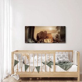Obraz - Rybárske zátišie (120x50 cm)