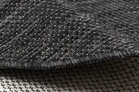 Koberec SIZAL SION A5165A čierny kruh