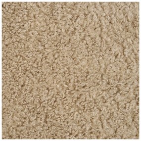 Svetlohnedé kreslo z textílie buklé Lunaro – House Nordic