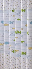 Aqualine Aqualine, Sprchový záves 180x180cm, vinyl, ryby, ZV024