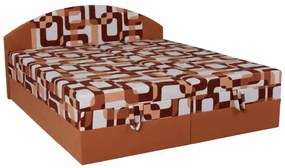 Polohovacie letisko Vesna 200X160, hnedá vzor / hnedá (215/52)