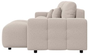 Béžová rozkladacia rohová pohovka (variabilná) Luki – Ropez