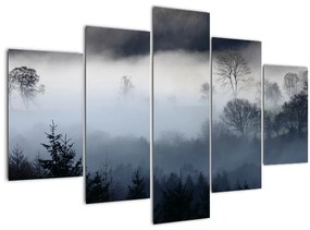 Obraz hmly nad lesom (150x105 cm)
