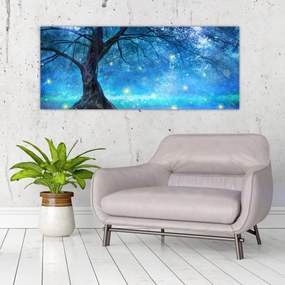 Obraz - Mystický les (120x50 cm)