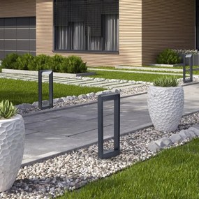 Brilagi - LED Vonkajšia lampa CROTONE LED/7W/230V antracit IP54 50 cm