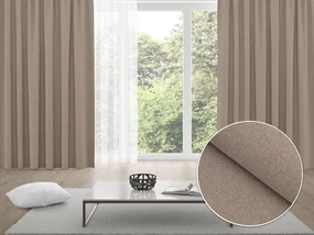 Biante 100% zatemňovací záves Blackout BKR-502 Svetlo hnedý režný - šírka 270 cm 270x140 cm