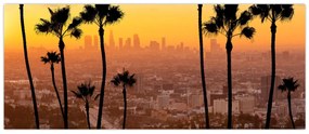 Obraz - Panorama Los Angeles (120x50 cm)