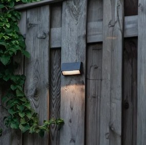 Moderné vonkajšie nástenné svietidlo tmavosivé vrátane LED IP54 - Sandstone 1