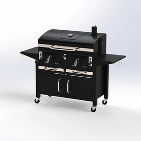 Záhradný gril s udiarňou Avenberg FENIX