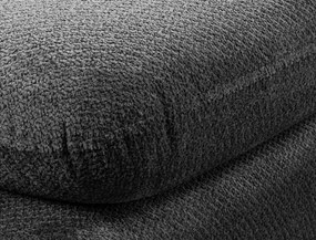 Rohová sedačka Aldon,dymovosivá štruktúrovaná látka, ľavý roh