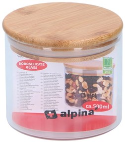 Alpina Sklenená nádoba na potraviny, 500 ml