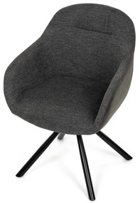 Sada jedálenských stoličiek s vratným mechanizmomDCH-Y1143 GREY2, 2 ks