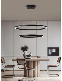 Immax NEO 07158-B80-60 - LED Stmievateľný luster FINO LED/93W/230V Tuya čierna + DO