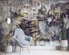 Gario Fototapeta Zlaté listy papradia Materiál: Vliesová, Rozmery: 250 x 175 cm