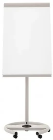 Flipchart Magnetoplan De Luxe 68 x 97 cm, mobilný, sivá / biela