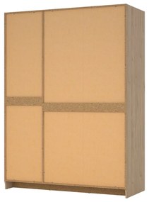 Šatníková skriňa v dekore duba v prírodnej farbe 147x200 cm Billund – Tvilum