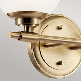 Kichler KL-BENNO2-CPZ - LED Kúpeľ. svietidlo BENNO 2xG9/3W/230V IP44 mosadz