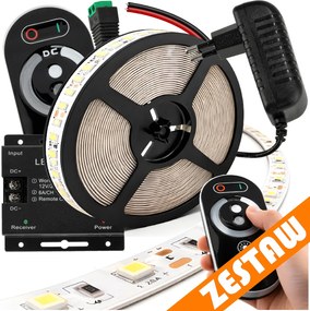 Sada LED pásikov 12V 5m 24W - zdroj + diaľkový ovládač