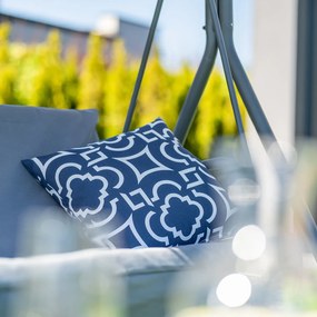 Záhradná hojdačka Evan - antracit / tmavosivá