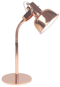 Stolná lampa v retro štýle, kov, rose gold, AVIER TYP 1