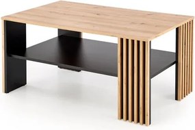 Konferenčný stolík Femme (dub artisan + čierna). Vlastná spoľahlivá doprava až k Vám domov. 1092442