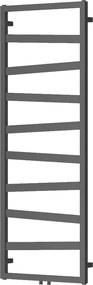 Mexen, Mexen Zoom dekoratívny kúpeľňový radiátor 1430 x 530 mm, 477 W, antracit - W130-1430-530-00-66