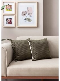 Menčestrové obliečky na vankúše v súprave 2 ks 43x43 cm – Mioli Decor