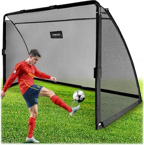 Neo-Sport Futbalová bránka 300 x 200 x 90 cm NS-497 čierna