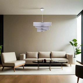 Závesný luster Couper - Grey, Silver