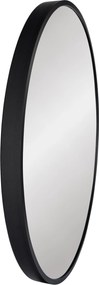 Nástenné zrkadlo Elsie M 323823 - 45x45 cm - Čierna