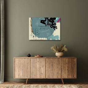 Obraz - Lietajúci balón s dúhou (70x50 cm)