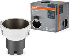 Osram - LED zapustené svietidlo SPOT TWIST LED/10W/230V pr. 9,3 cm biela/čierna