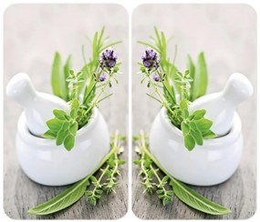 WENKO 2521420100 - Kryt varnej dosky 52x30 cm pestrofarebný/šedý/priehľadný