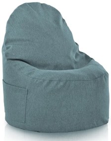 Kreslo melanž Porto tyrkysové