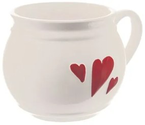 Hrnček ker. krajáč SRDIEČKA 0,45 l, M