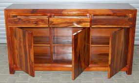 furniture-nabytek.cz - Komoda 160 z masívneho dreva palisander 160x45x90