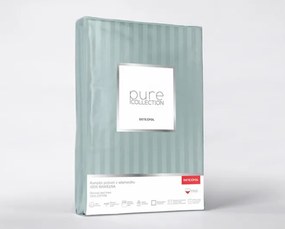 Detexpol Saténové povlečení jednobarevní Pure Collection Mátová 140x200, 70x80