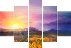 Obraz - Za svitania (150x105 cm)